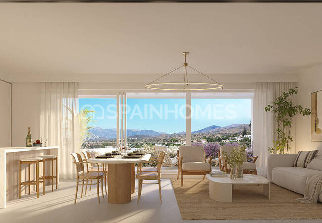 Marbella'da Sahile Yakın Havuzlu Sitede Yarı Müstakil Evler 9