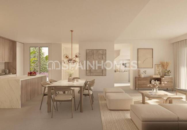 Marbella'da Sahile Yakın Havuzlu Sitede Yarı Müstakil Evler 11