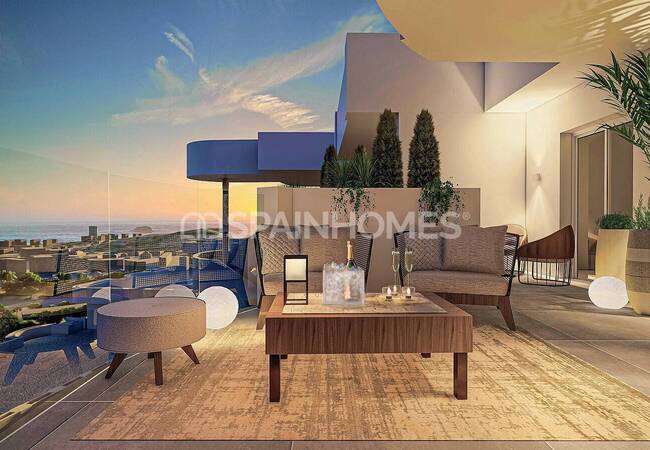 Rincon De La Victoria'da Sahile Yakın Deniz Manzaralı Daireler 24