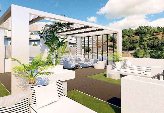 Rincon De La Victoria'da Sahile Yakın Deniz Manzaralı Daireler 13