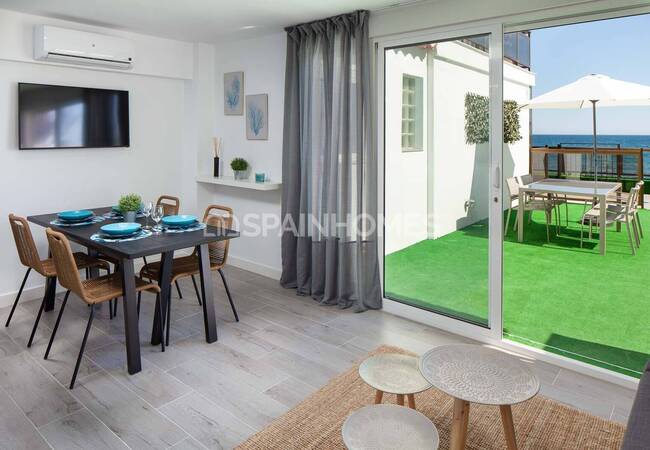 Benalmadena'da Kısa Süreli Kiralamaya Uygun Plaja Sıfır Daireler 10