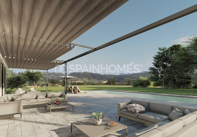 Alhaurin De La Torre'de Alamos Sahili'ne Yakın Şık Tasarımlı Ev 6