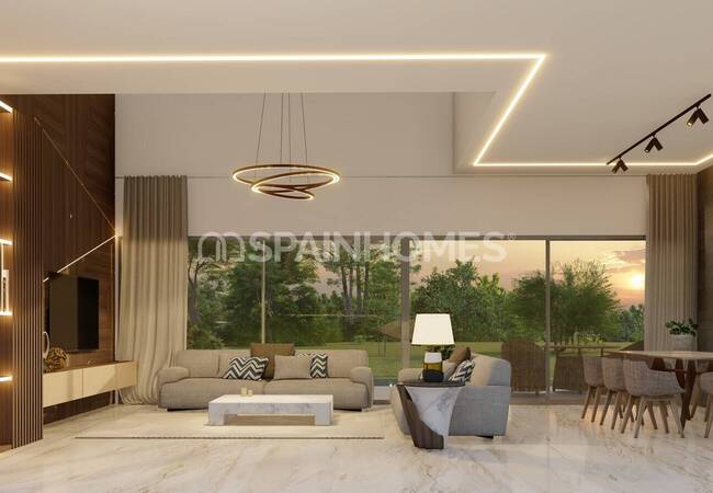 Benalmadena'da Panoramik Deniz Manzaralı Geniş Villa 5