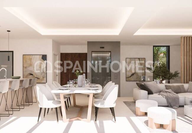 تاون هاوس مطلة على الجولف داخل منطقة طبيعية في ميخاس 13