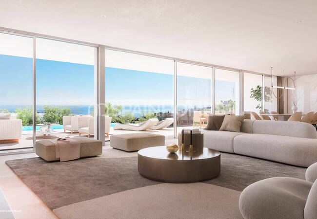 Fuengirola’da Prestijli Konumda Deniz Manzaralı Villalar 9