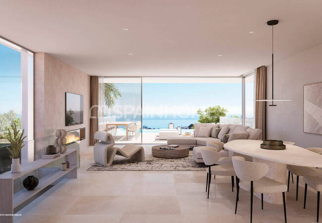 Fuengirola’da Prestijli Konumda Deniz Manzaralı Villalar 10