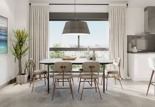 Málaga Torremolinos'ta Sahile Yürüme Mesafesinde Daireler 6