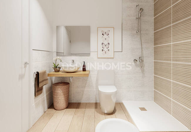 Málaga Torremolinos'ta Sahile Yürüme Mesafesinde Daireler 10