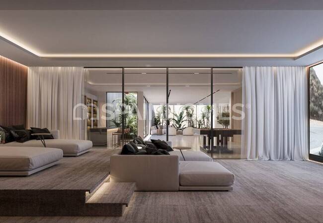 Marbella'da Deniz Manzaralı ve Lüks Olanaklı Villalar 7