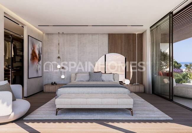 Marbella'da Deniz Manzaralı ve Lüks Olanaklı Villalar 8