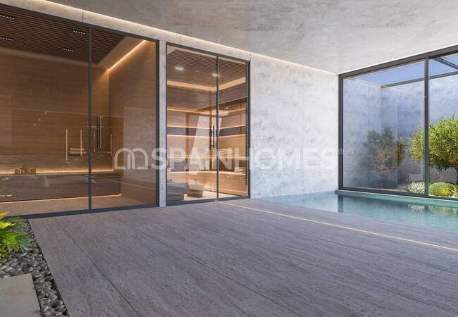 Marbella'da Deniz Manzaralı ve Lüks Olanaklı Villalar 11