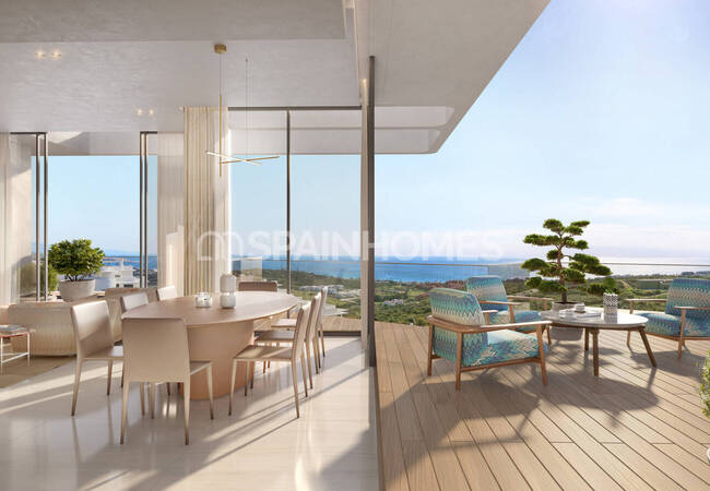 Casares'te Göz Kamaştırıcı Manzaralı Özel Tasarım Daireler 10