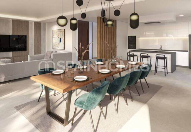 Mijas Calahonda'da Deniz Kıyısında 4 Yatak Odalı Şık Villalar 9