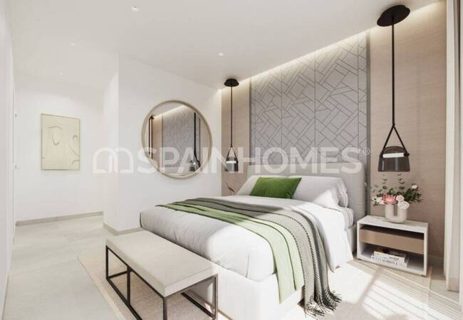 Mijas Calahonda'da Deniz Kıyısında 4 Yatak Odalı Şık Villalar 12