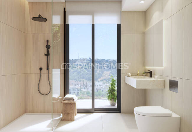 Estepona'da Kullanışlı İç Tasarımlı Yarı Müstakil Villalar 13