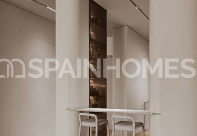 Malaga Mijas'ta Golf Sahasına Yakın Deniz Manzaralı Daireler 14