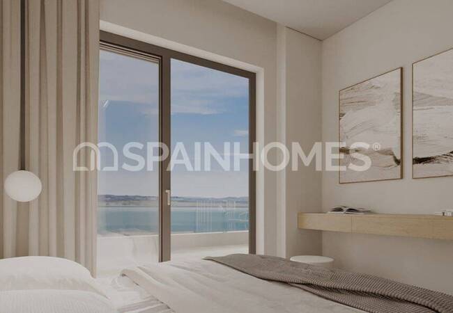 Malaga Mijas'ta Golf Sahasına Yakın Deniz Manzaralı Daireler 18