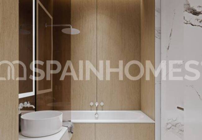 Malaga Mijas'ta Golf Sahasına Yakın Deniz Manzaralı Daireler 21