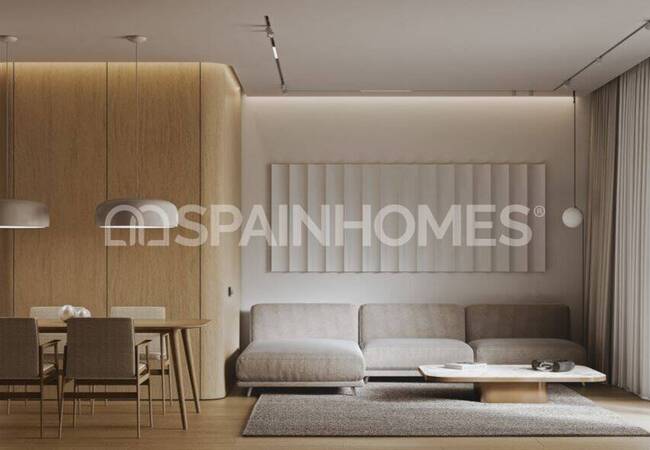 Malaga Mijas'ta Golf Sahasına Yakın Deniz Manzaralı Daireler 7