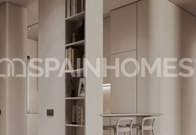 Malaga Mijas'ta Golf Sahasına Yakın Deniz Manzaralı Daireler 12