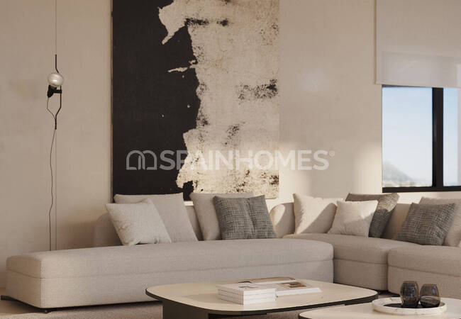 Estepona'da Golf Sahalarına Yakın Deniz Manzaralı Villalar 8