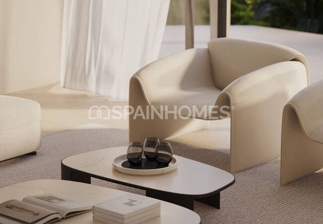 Estepona'da Golf Sahalarına Yakın Deniz Manzaralı Villalar 12