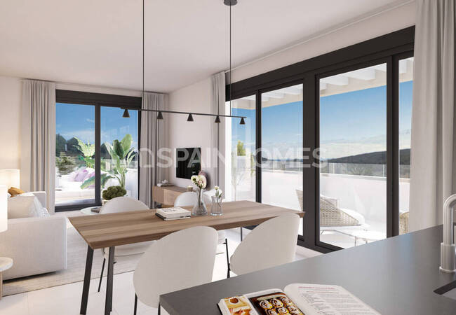Spacious Flats in a Golfside Complex with Pool in Casares 6