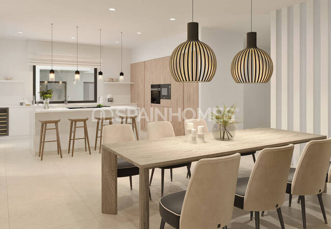 Marbella'da Deniz ve Şehir Manzaralı 5 Odalı Villalar 10