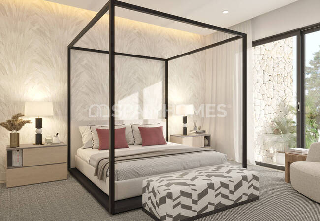 Marbella'da Deniz ve Şehir Manzaralı 5 Odalı Villalar 12
