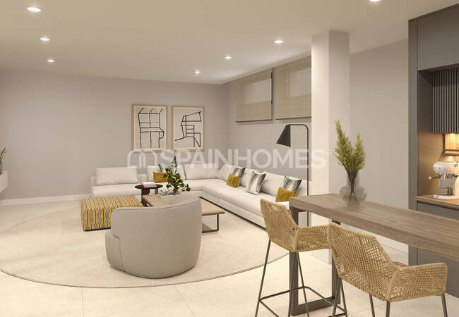 Marbella'da Deniz ve Şehir Manzaralı 5 Odalı Villalar 16