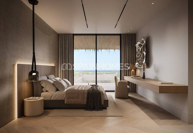 Málaga Benahavis'te Havuzlu Müstakil Villalar 23