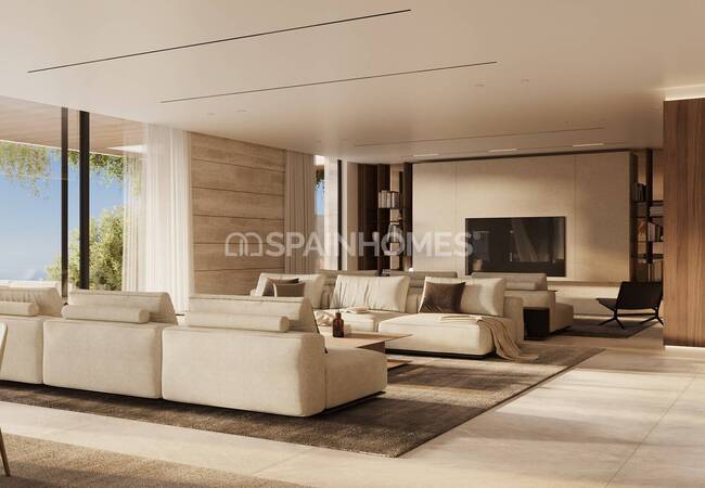 Málaga Benahavis'te Havuzlu Müstakil Villalar 9