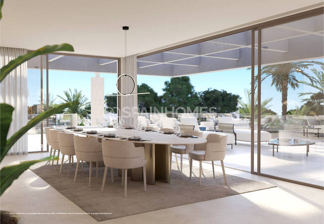 Málaga Marbella'da Özel Sonsuzluk Havuzu Bulunan Müstakil Villalar 7