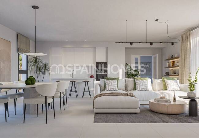 Estepona Valle Romano'da Muhteşem Manzaralı Golf Daireleri 6