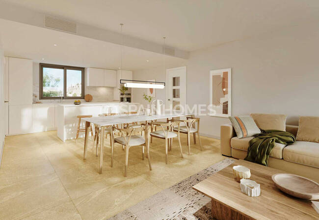 Estepona Málaga'da Deniz Manzaralı Enerji Tasarruflu Daireler 8