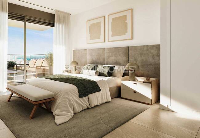 Estepona Málaga'da Deniz Manzaralı Enerji Tasarruflu Daireler 9