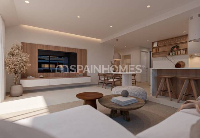 Málaga Fuengirola'da Havuzlu Sitede Daireler 17