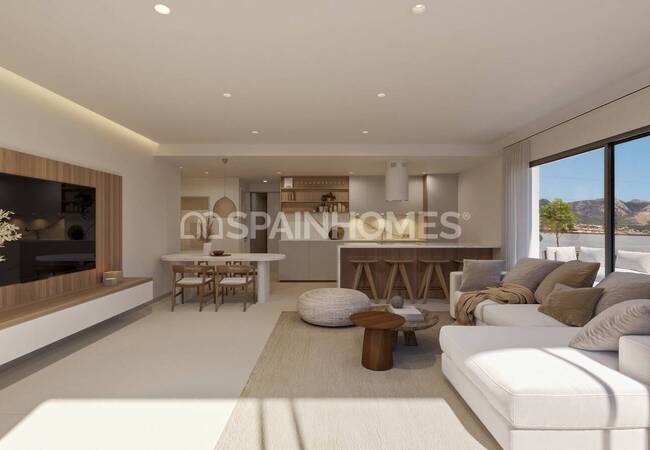 Málaga Fuengirola'da Havuzlu Sitede Daireler 22