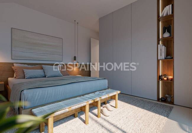 Málaga Fuengirola'da Havuzlu Sitede Daireler 27