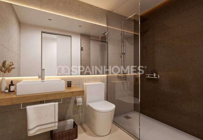 Málaga Fuengirola'da Havuzlu Sitede Daireler 31