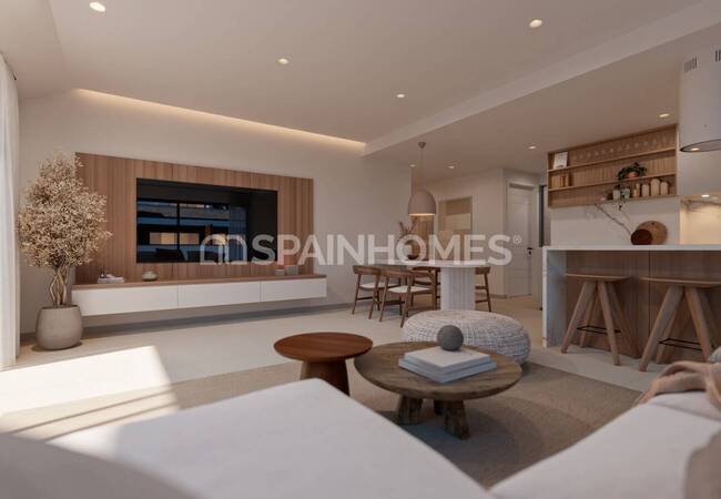 Málaga Fuengirola'da Havuzlu Sitede Daireler 17