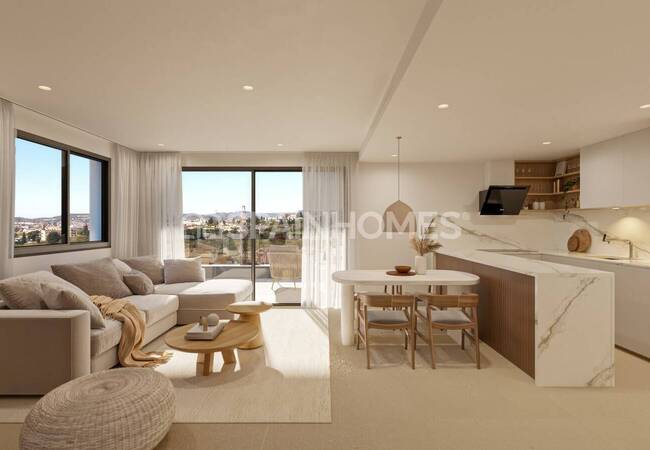 Málaga Fuengirola'da Havuzlu Sitede Daireler 20