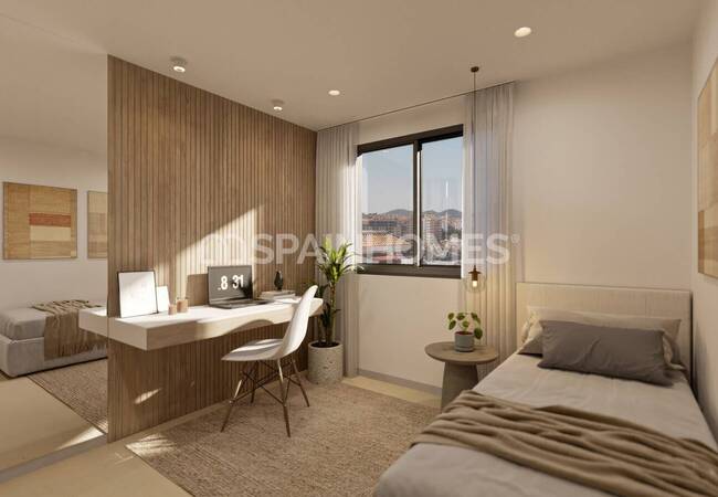 Málaga Fuengirola'da Havuzlu Sitede Daireler 28