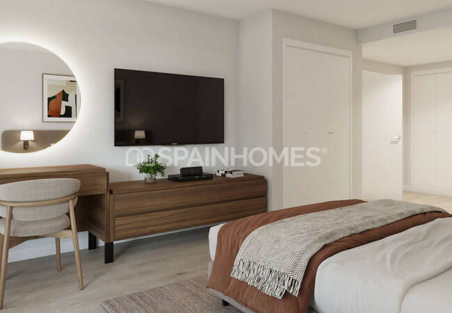 Torremolinos Malaga'da Avantajlı Konumda Deniz Manzaralı Daireler 16