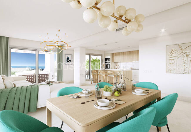 Sea-view Properties in a Complex with Pool in Benahavis 9