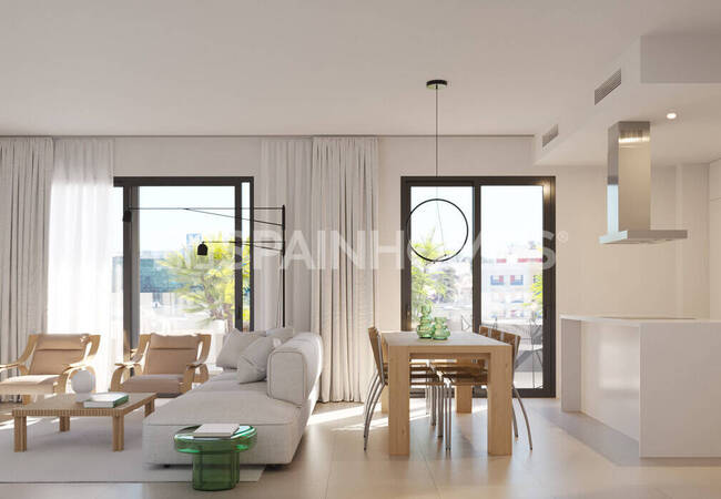 Málaga Mijas'ta Havuzlu Sitede Şehir Manzaralı Daireler 9