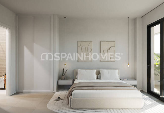 Málaga Mijas'ta Havuzlu Sitede Şehir Manzaralı Daireler 11