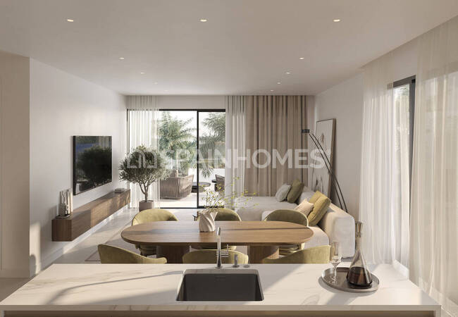 Mountain-view Flats in a Complex Near the Beach in Estepona Málaga 29