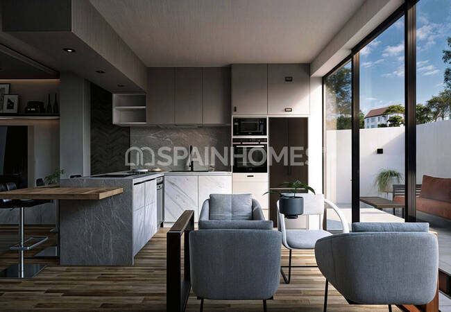 Energy-efficient Townhouses with Pools in a Complex in Estepona 13