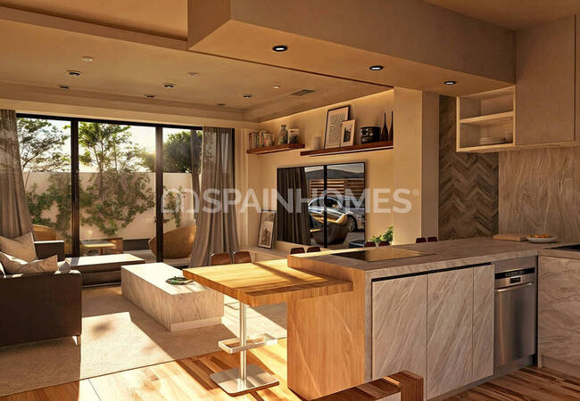 Energy-efficient Townhouses with Pools in a Complex in Estepona 12